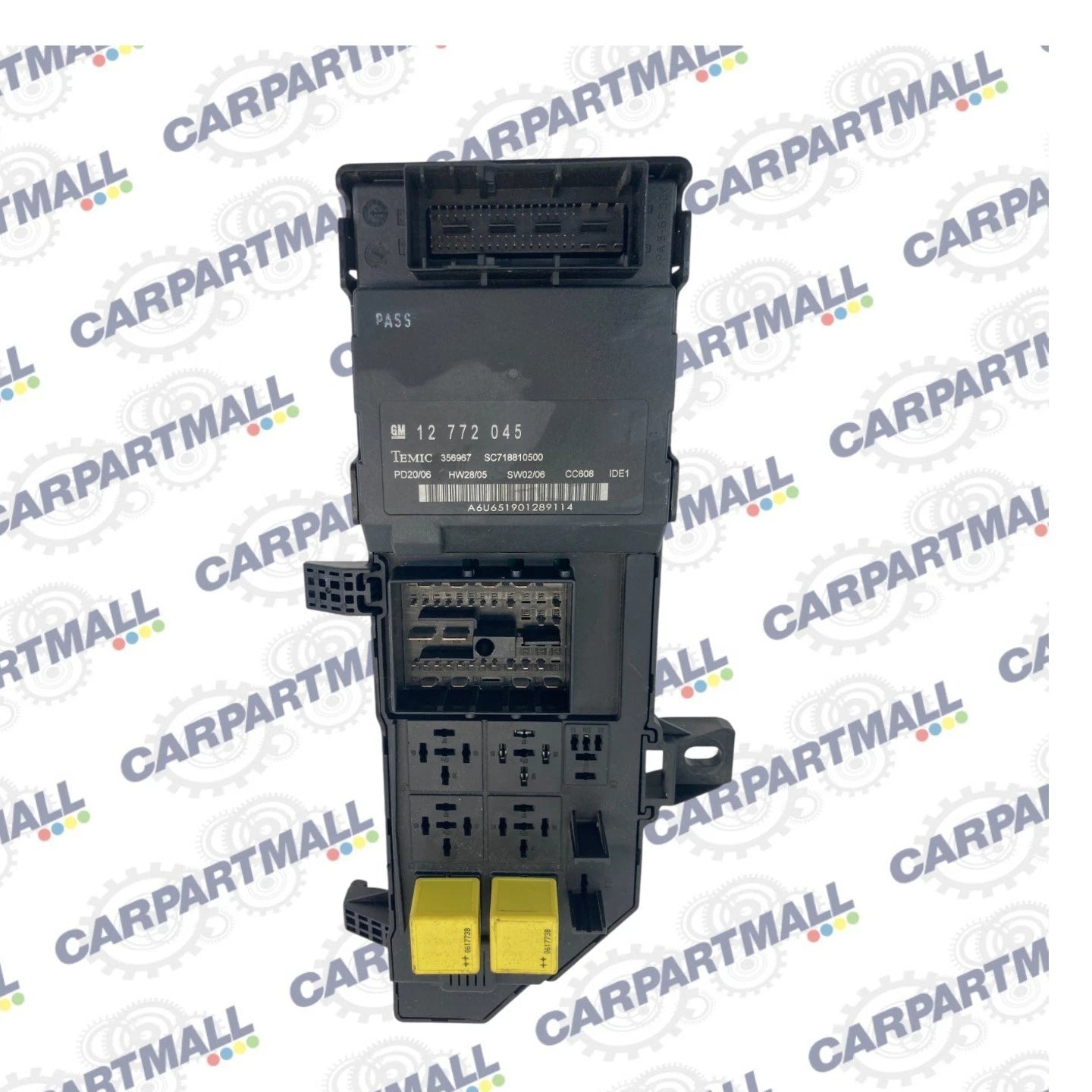 2003-2009 SAAB 9-3 UNDER DASH FUSE BOX RELAY W/ BODY CONTROL MODULE 12772045 OEM