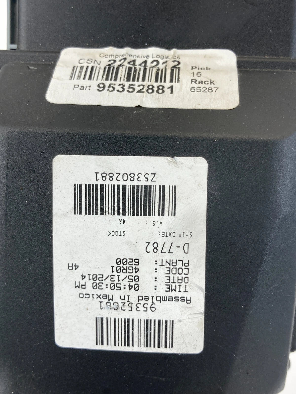 2011-2014 CHEVROLET CRUZE 1.4L UNDER DASH FUSE RELAY JUNCTION BOX 13222786 OEM