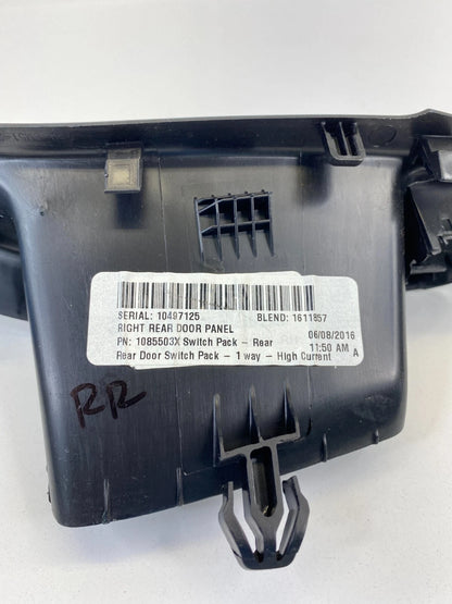 2012-2018 FORD FOCUS SEDAN REAR RIGHT DOOR WINDOW SWITCH BEZEL 1085503X OEM