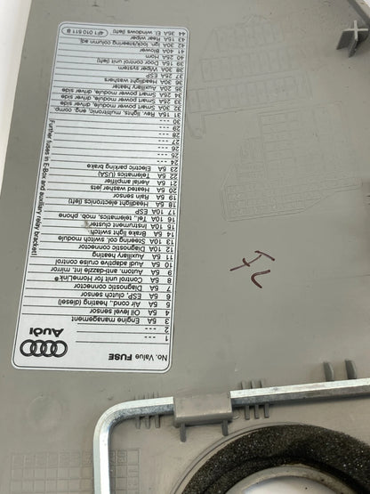05-07 AUDI A6 QUATTRO DASH LEFT DRIVER END CAP BEZEL FUSE BOX COVER 4F0-857-085
