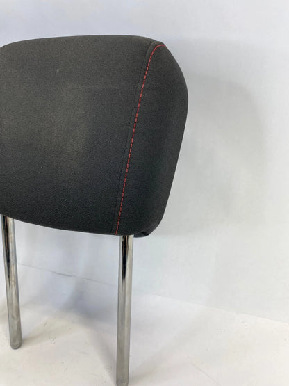 2010-2017 CHEVROLET EQUINOX PAIR CLOTH SEAT HEADRESTS RED STITCH FR OEM FACTORY