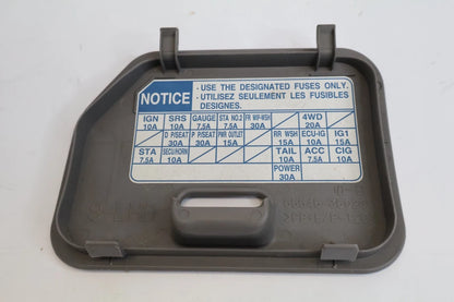 2003-2009 TOYOTA 4RUNNER DASH LOWER FUSE BOX COVER LID TRIM BEZEL 55545-35020