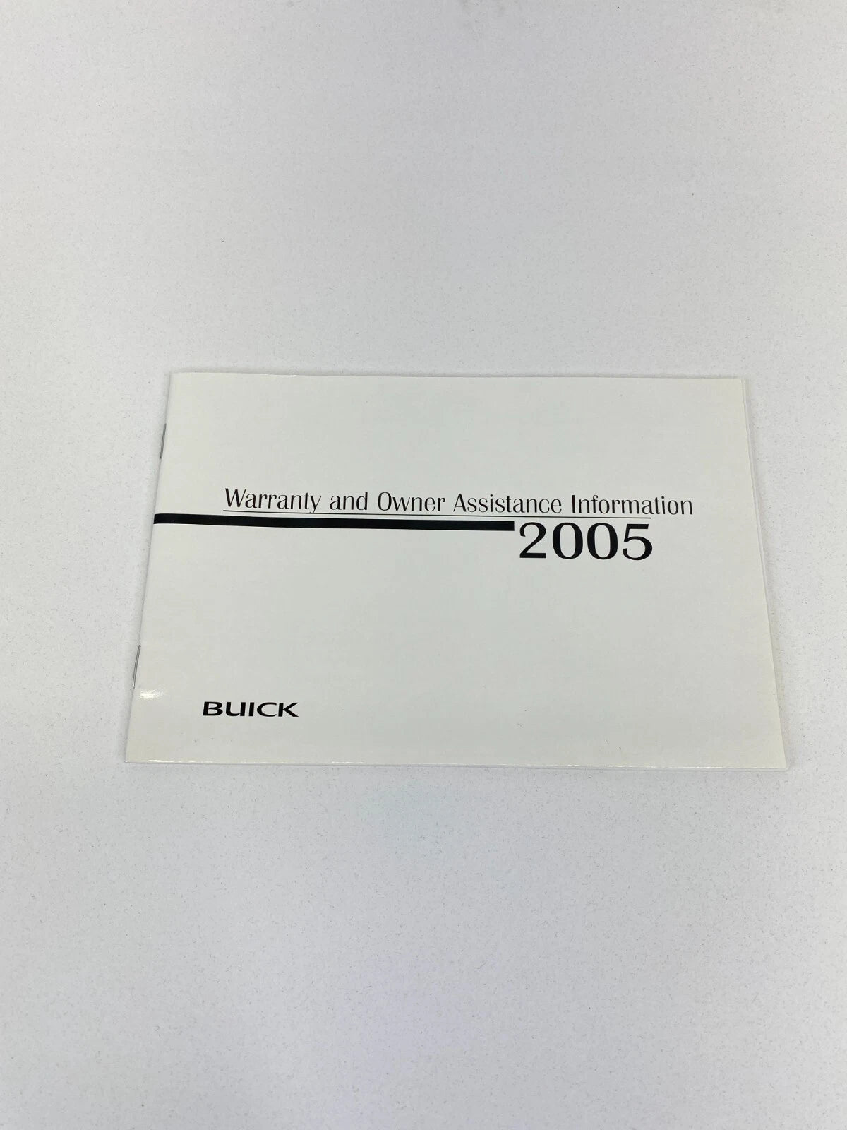2005 BUICK RENDEZVOUS OWNERS MANUAL WARRANTY BOOK W/ CASE & CD