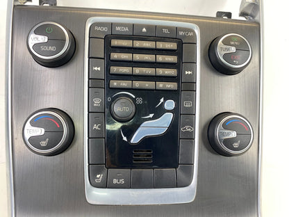 11-18 VOLVO S60 CENTER CONSOLE CLIMATE & RADIO CONTROL PANEL W/ BEZEL 8632427