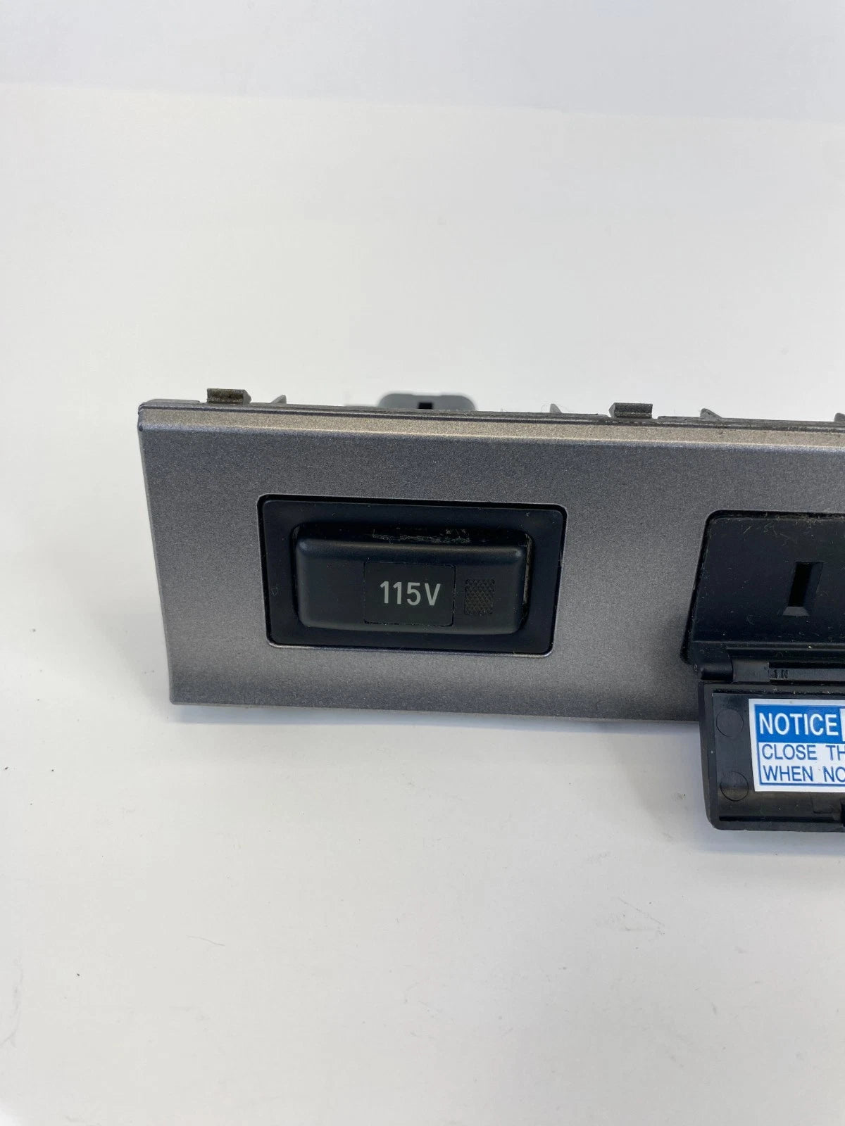 03 04 05 06 07 08 Pontiac Vibe Power Outlet 115V / 100W Plug Silver Trim OEM