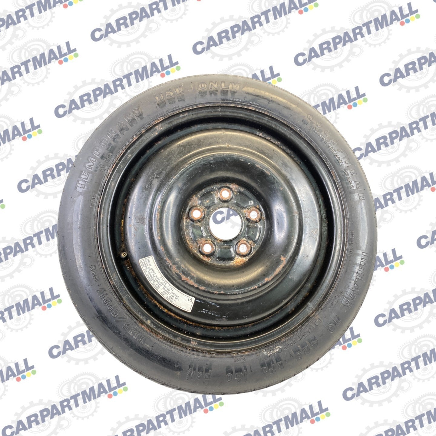 2005-2010 Honda Odyssey Emergency Spare Tire Wheel Compact Donut T135/80D17 103M