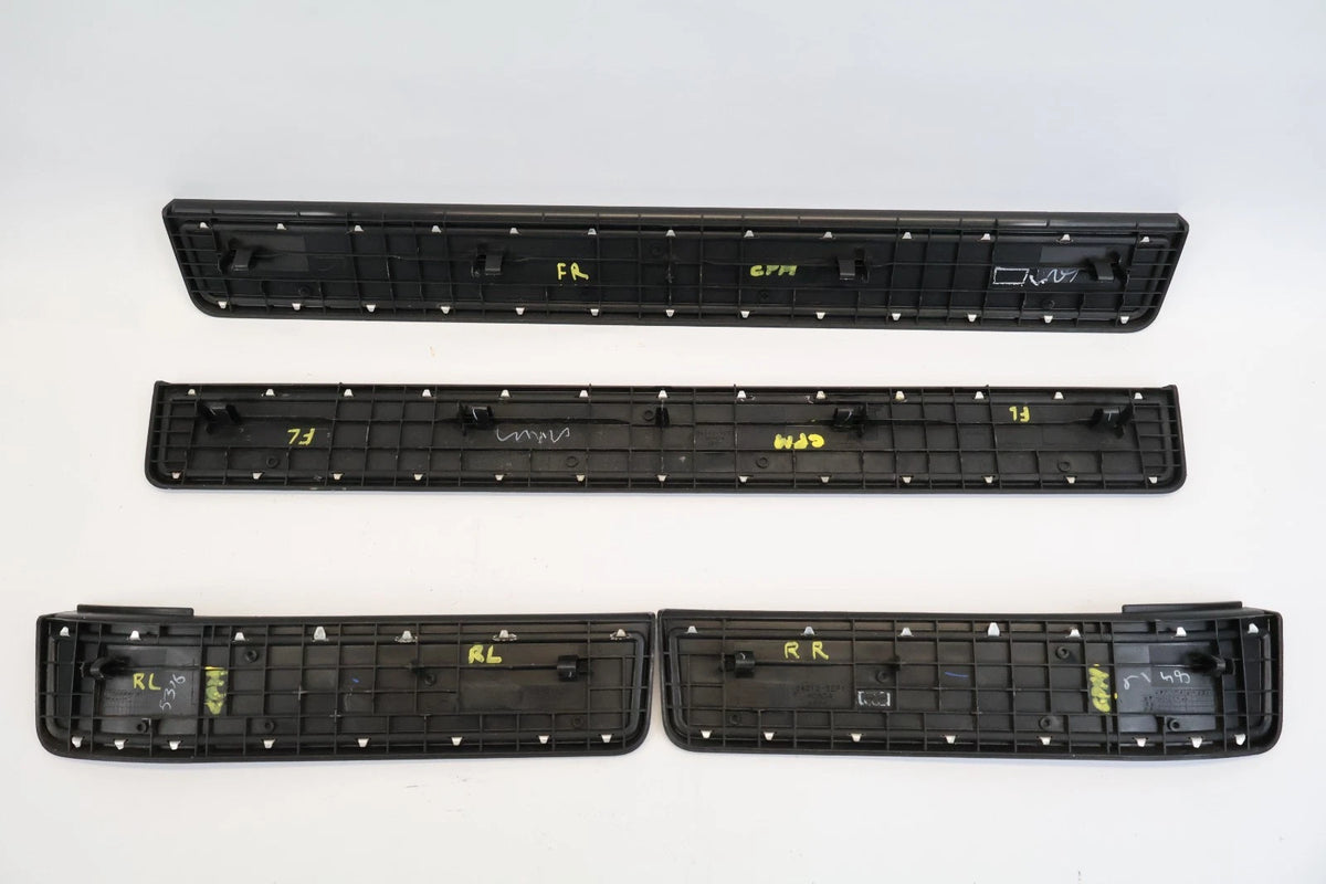 2004-2008 ACURA TL FR & RR LEFT RIGHT DOORS SILL SCUFF TRIM PLATE SET OF 4 OEM