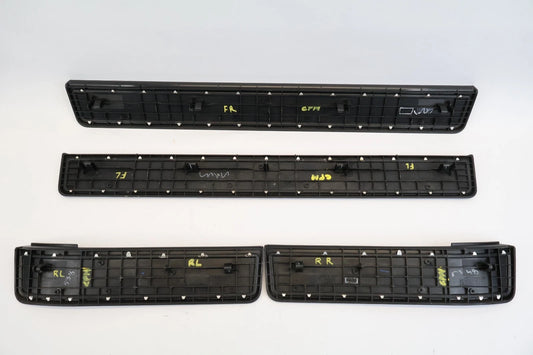 2004-2008 ACURA TL FR & RR LEFT RIGHT DOORS SILL SCUFF TRIM PLATE SET OF 4 OEM