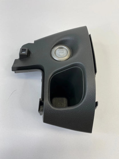 2009-2014 NISSAN CUBE IGNITION START STOP SWITCH BUTTON BEZEL COVER W/ KEY OEM