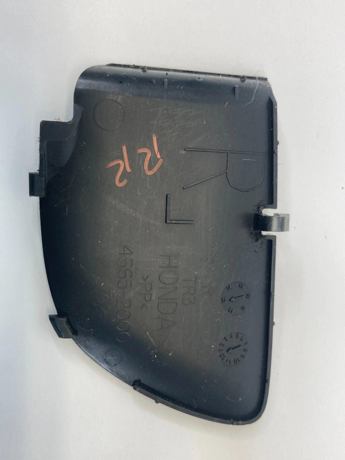 12-15 HONDA CIVIC SEDAN REAR RIGHT BACK SIDE INTERIOR DOOR HANDLE CAP TRIM OEM