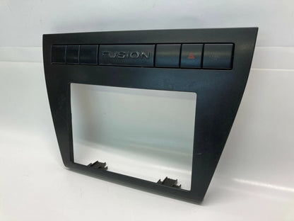 06-09 FORD FUSION CENTER DASH RADIO BEZEL TRIM W/ HAZARD SWITCH OEM 6E5T13D734AC
