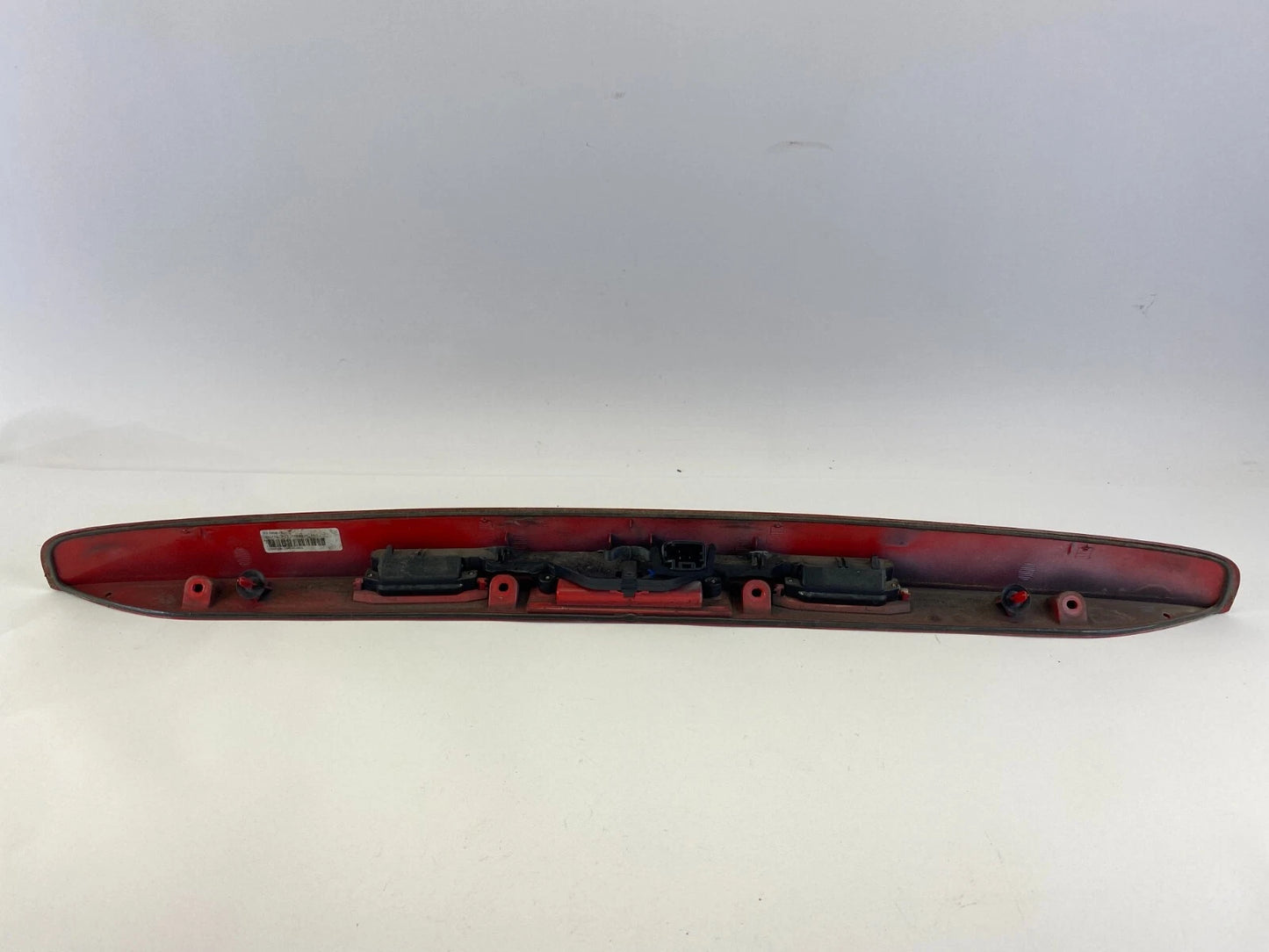 2004-2008 VOLVO S40 TRUNK LID LICENSE PLATE HANDLE MOLDING COVER 39880383 RED