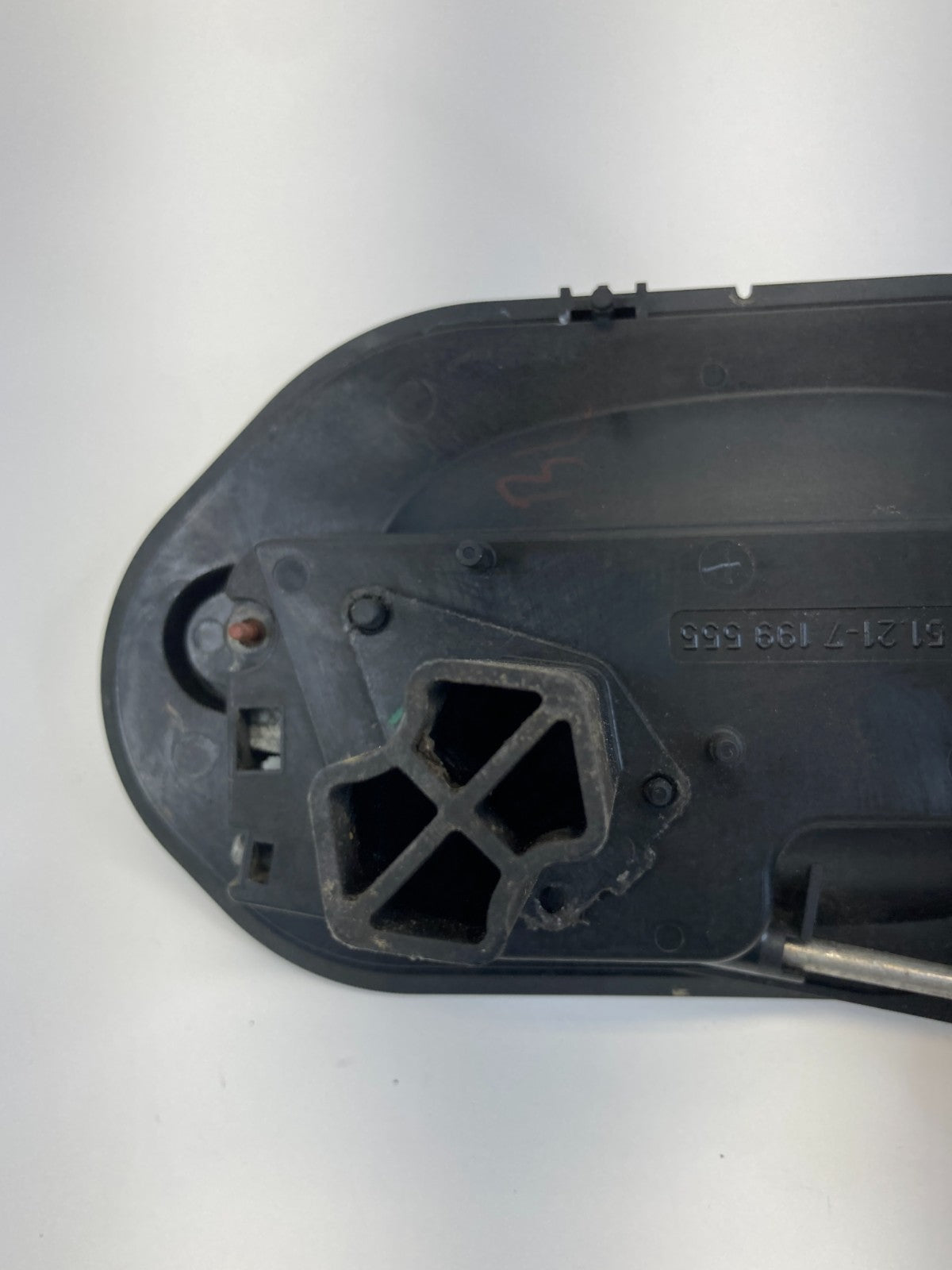 09 10 BMW 535i xDrive Rear Left Exterior Outside Door Handle 51.21-7-199-555 OEM