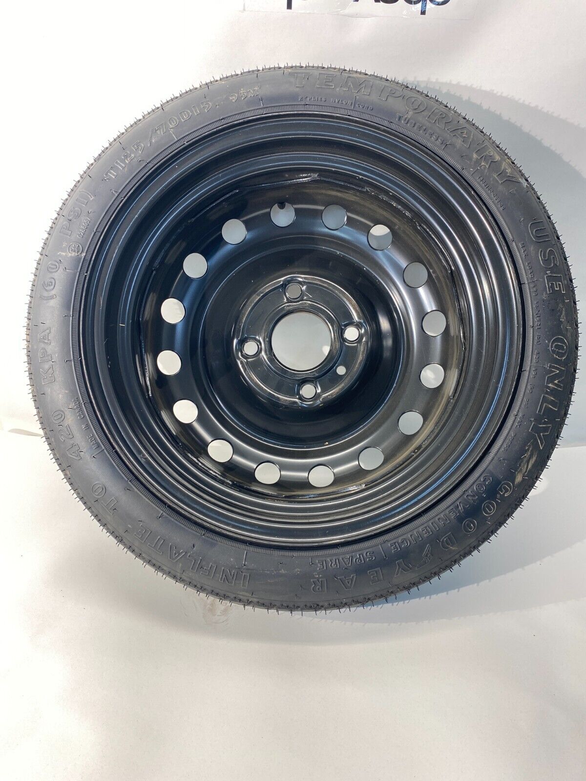 2007-2012 Nissan Versa Spare Tire Wheel Rim Compact T125/70D15 EN17A OEM