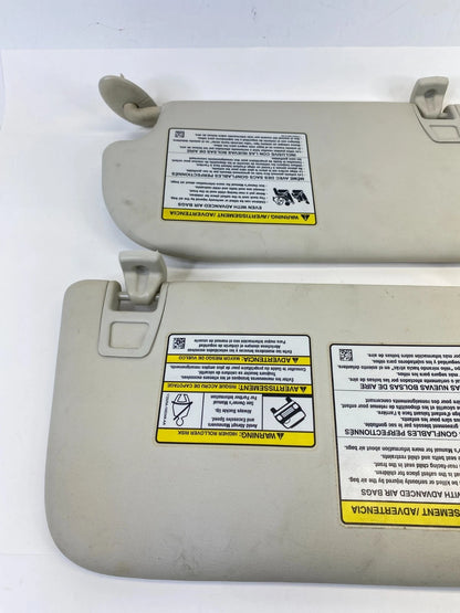 2013-2019 FORD ESCAPE FRONT LEFT & RIGHT SUNVISOR SUN VISOR PAIR W/ MIRROR OEM