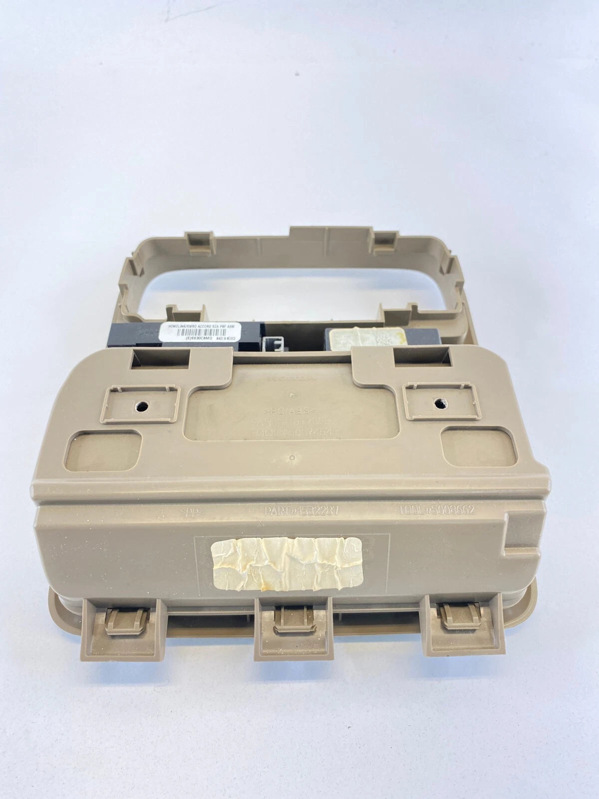 2009-2015 HONDA PILOT FRONT OVERHEAD ROOF CONSOLE DOME LIGHT STORAGE COMPARTMENT