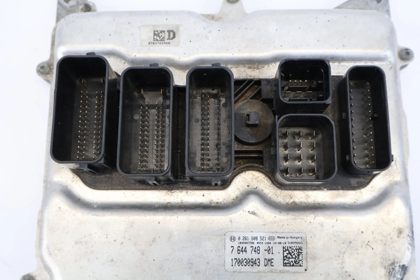 12 13 BMW 528i 2.0L AT ENGINE COMPUTER CONTROL MODULE ECU ECM DME 7644748 OEM