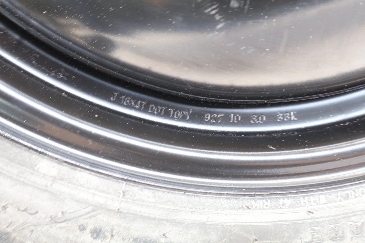 2003-2015 NISSAN MURANO SPARE TIRE WHEEL COMPAT DONUT T165/90D18 107M OEM