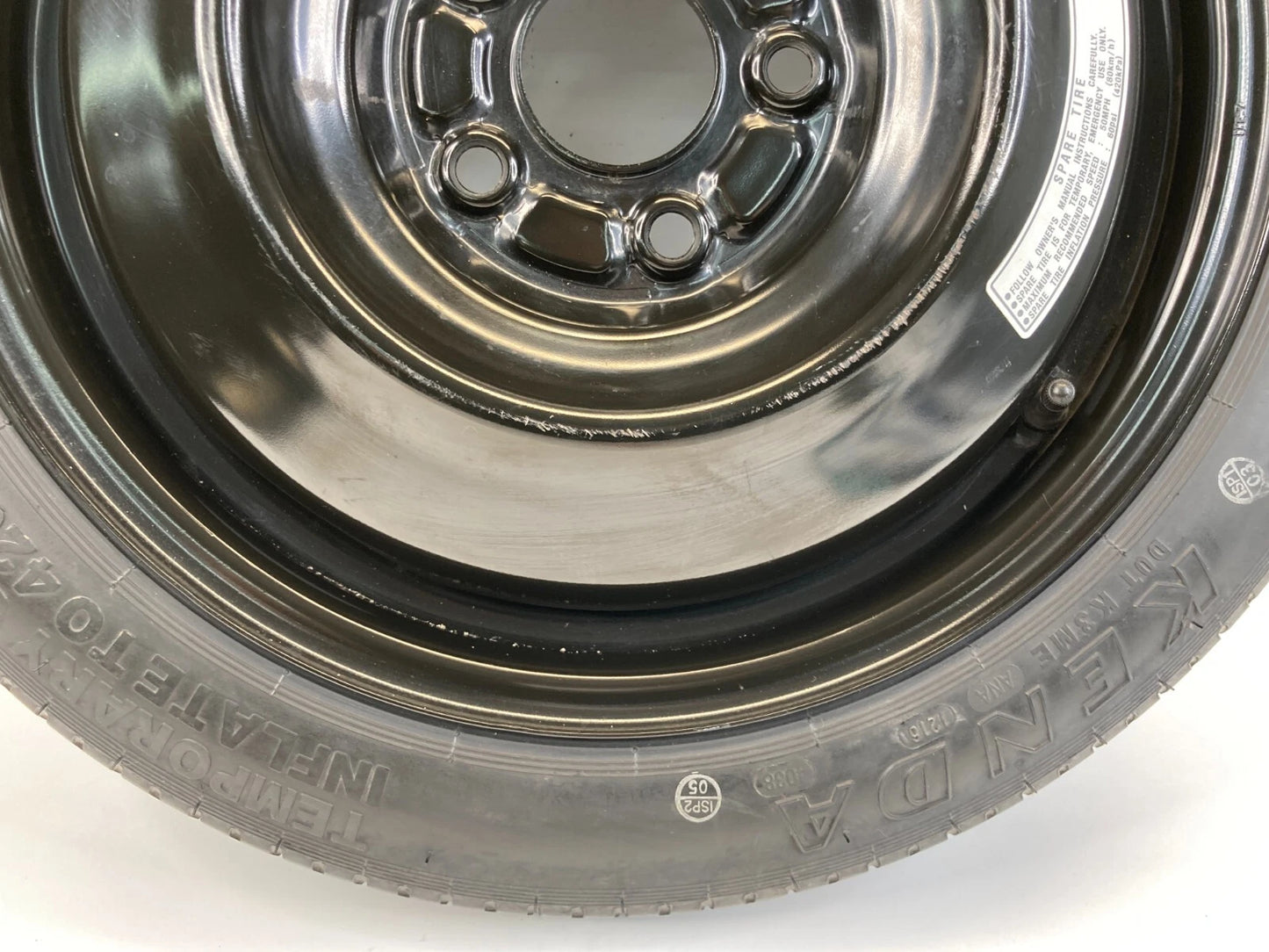 2016-2021 HONDA CIVIC EMERGENCY RIM WHEEL SPARE TIRE COMPAT DONUT 125/80D16 16X4