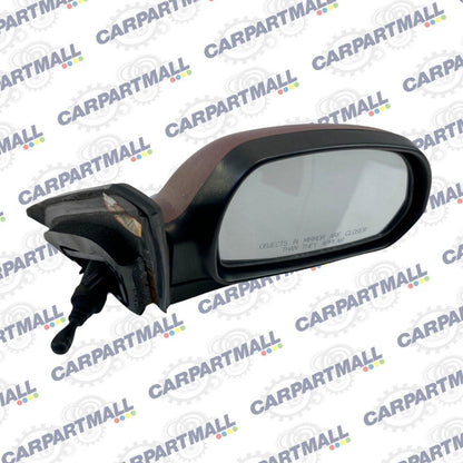 02-04 Kia Spectra Front Right Passenger Side Door Manual View Mirror Assembly