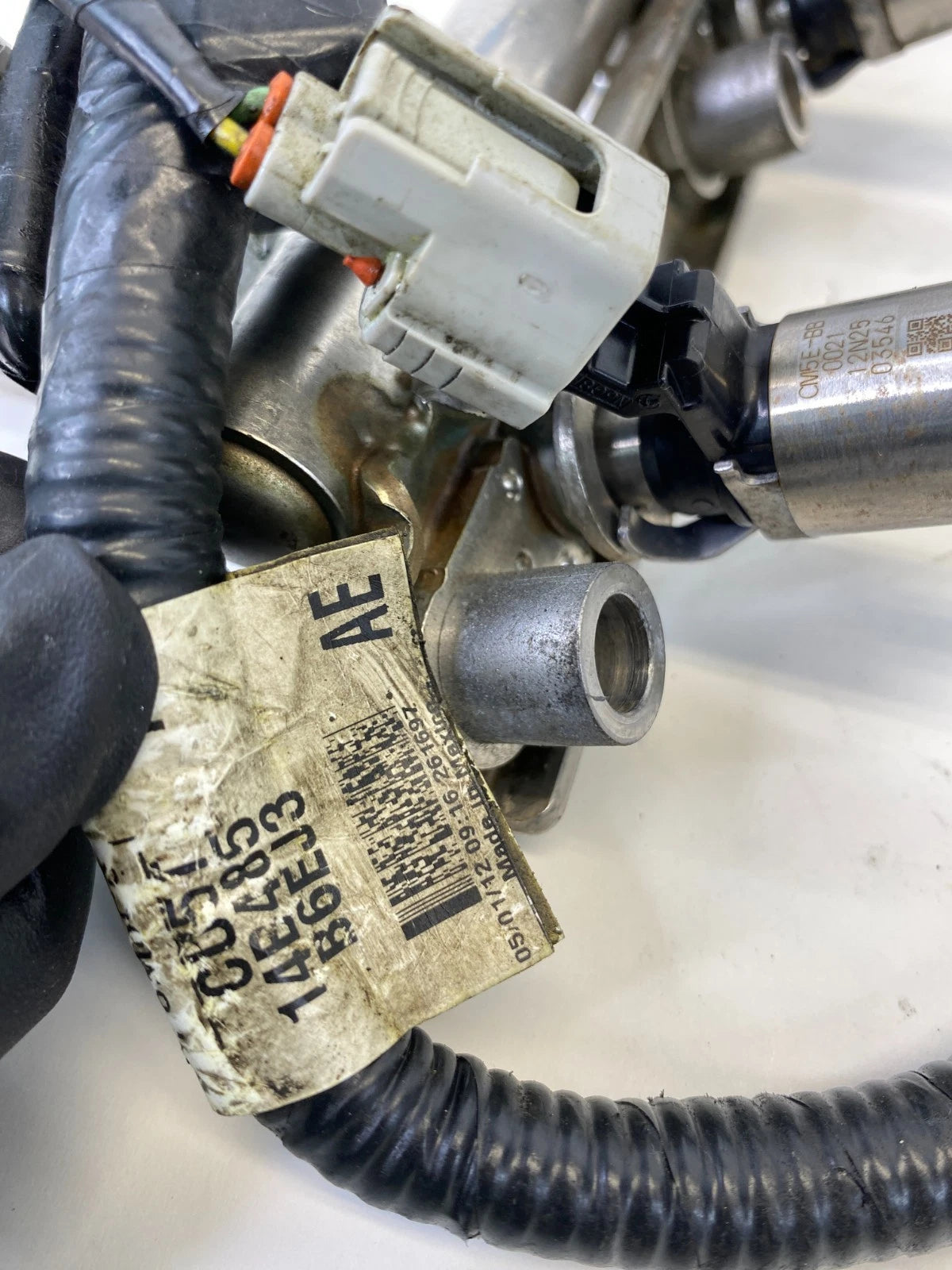 2012-2017 FORD FOCUS 2.0L L4 A/T FUEL INJECTION RAIL W/ INJECTORS CM5E-9H487-AH