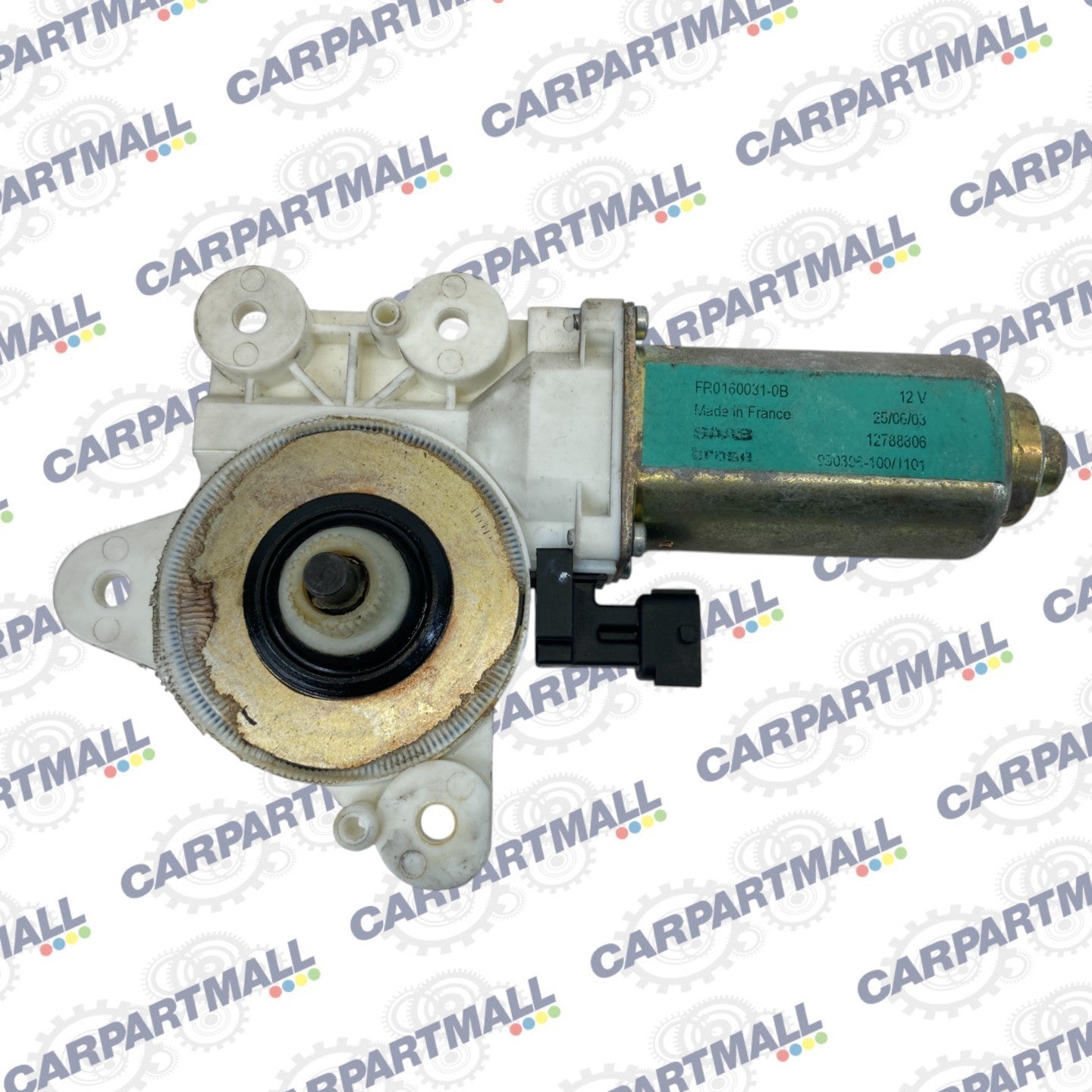 03-11 Saab 9-3 Convertible Rear Right Back Side Door Window Motor 12788806 OEM