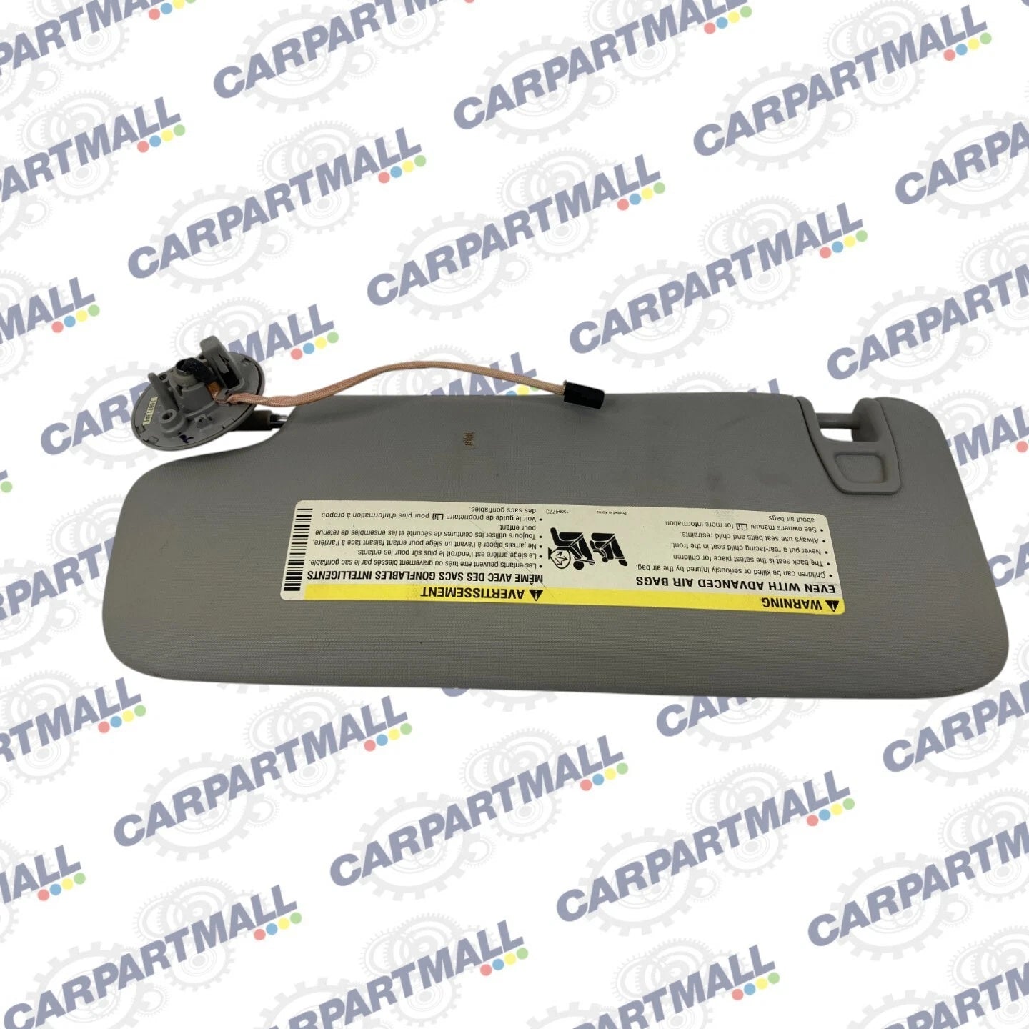 2011-2017 BUICK REGAL RIGHT PASSENGER SUNVISOR SUN VISOR SHADE W/ ILLUMINATED