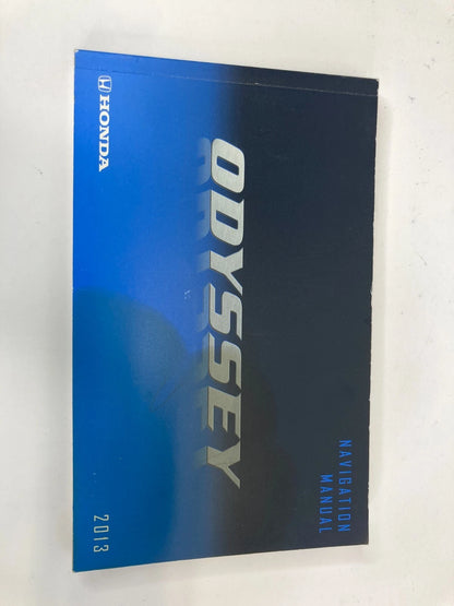2013 HONDA ODYSSEY TOURING OWNERS MANUAL NAVIGATION BOOK INFORMATION SET W/ CASE