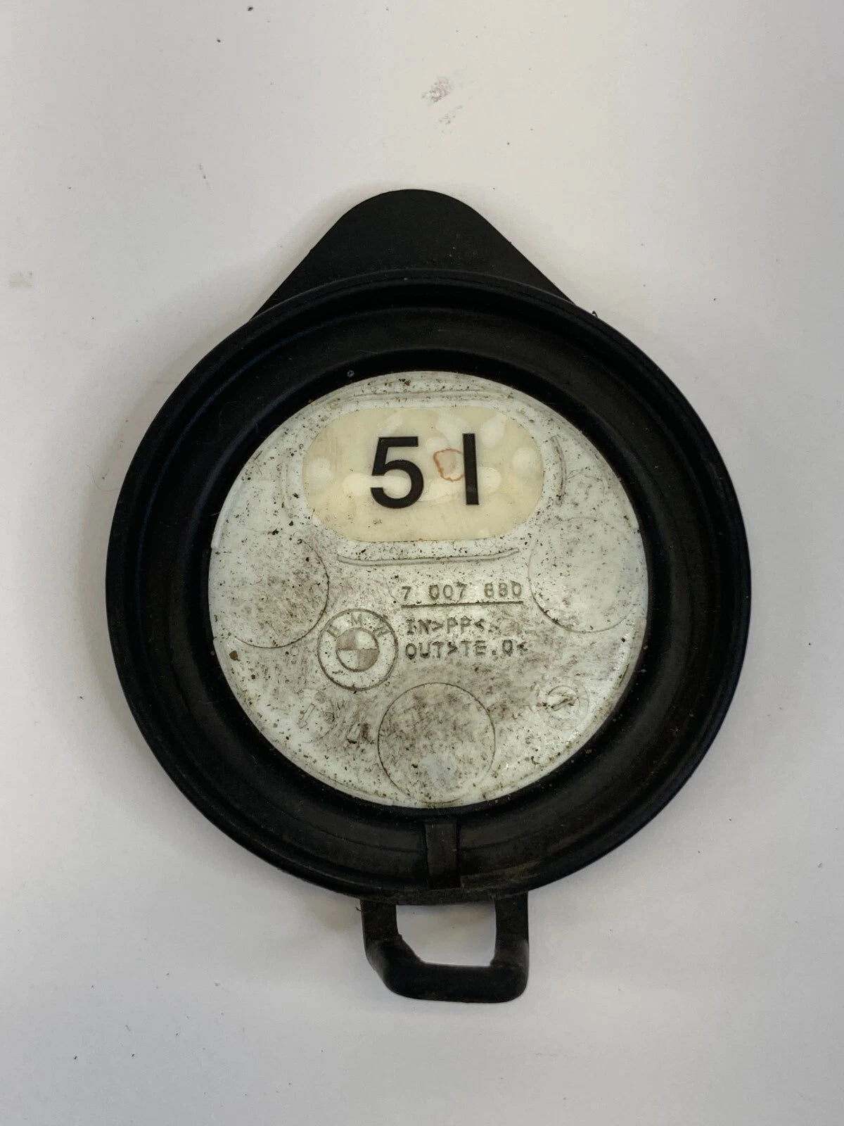 04-07 BMW 530I 525I WINDSHIELD WIPER WASHER FLUID RESERVOIR TANK CAP 7007880 OEM