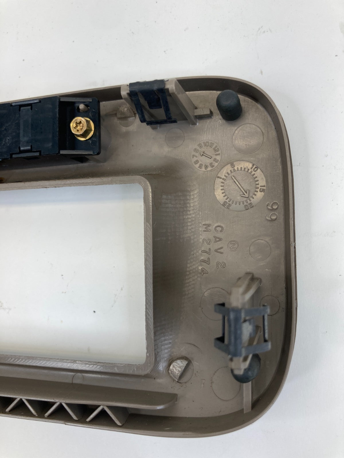 1998-2002 Lincoln Town Car A/C Heater Climate Control Cover Bezel Trim w/ Switch