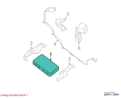 2007-2012 NISSAN ALTIMA TELEMATICS COMMUNICATION CONTROL MODULE OEM 28383-JK60E