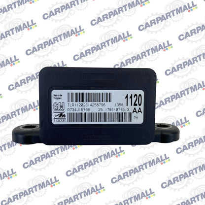 10-17 CHEVROLET EQUINOX 2.4L A/T AWD YAW SENSOR CONTROL MODULE UNIT 13581120 OEM