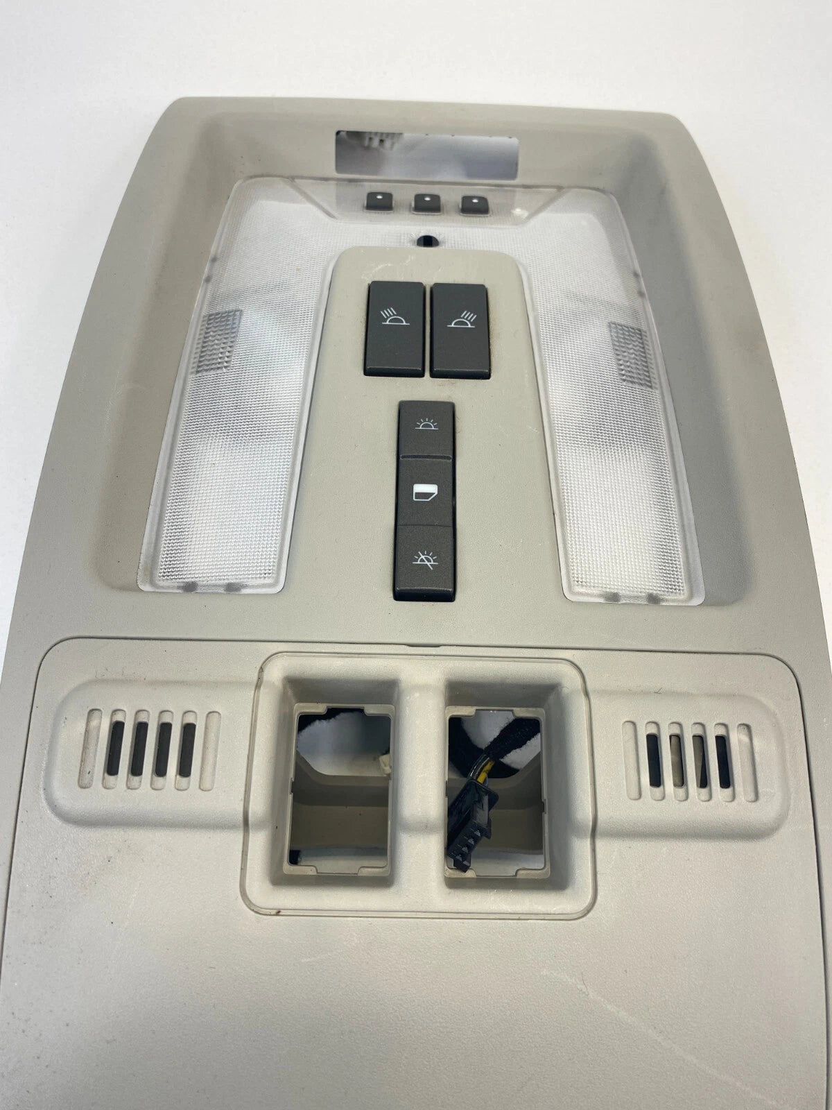 2010-2016 CADILLAC SRX OVERHEAD CONSOLE MAP LIGHT SUNROOF W/ HOMELINK SWITCHES