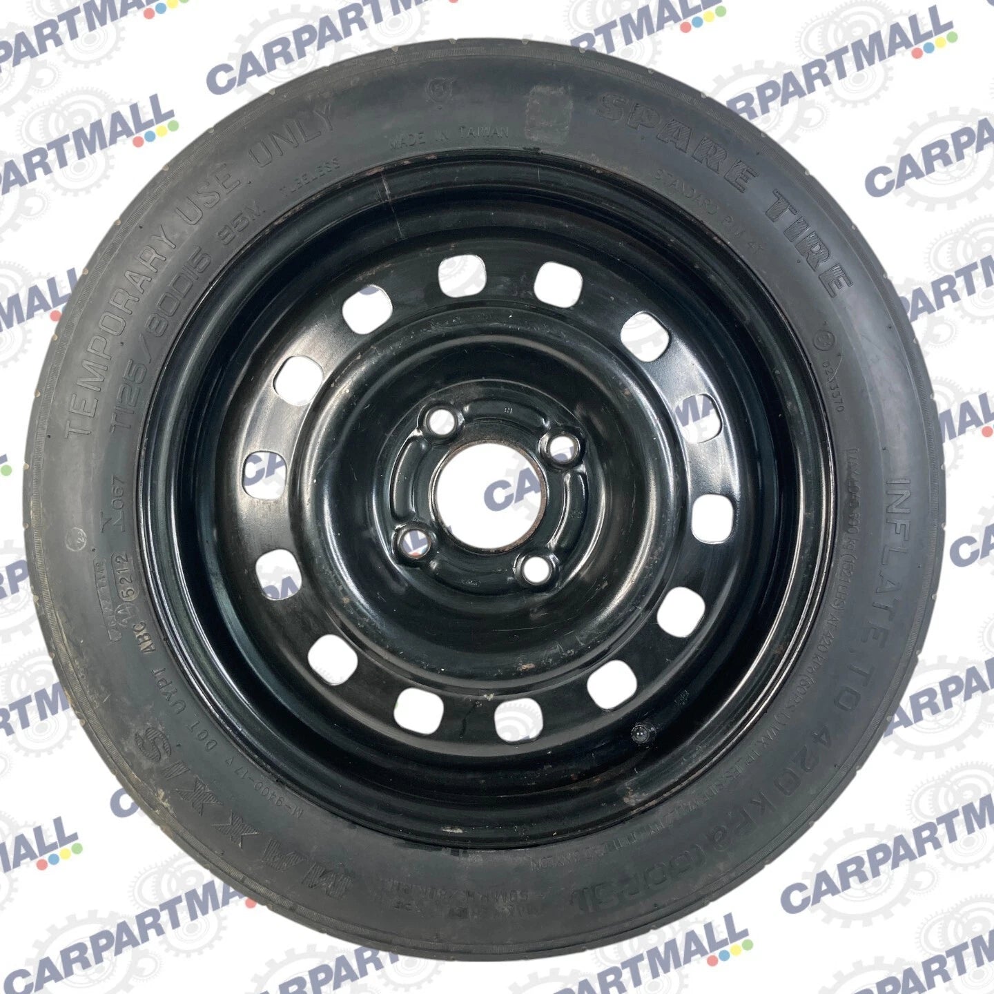 2000-2011 FORD FOCUS 2011-2019 FIESTA SPARE TIRE RIM COMPACT DONUT T125/80 D15