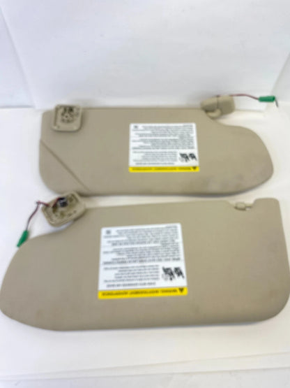2013-2019 FORD TAURUS DRIVER & PASSENGER SUNVISOR SET W/ILLUMINATED MIRROR OEM