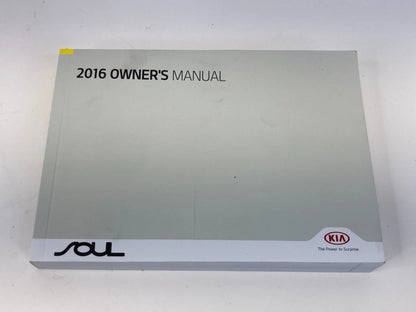 2016 16 KIA SOUL OWNER'S OWNERS MANUAL WARRANTY GUIDE BOOK SET OEM