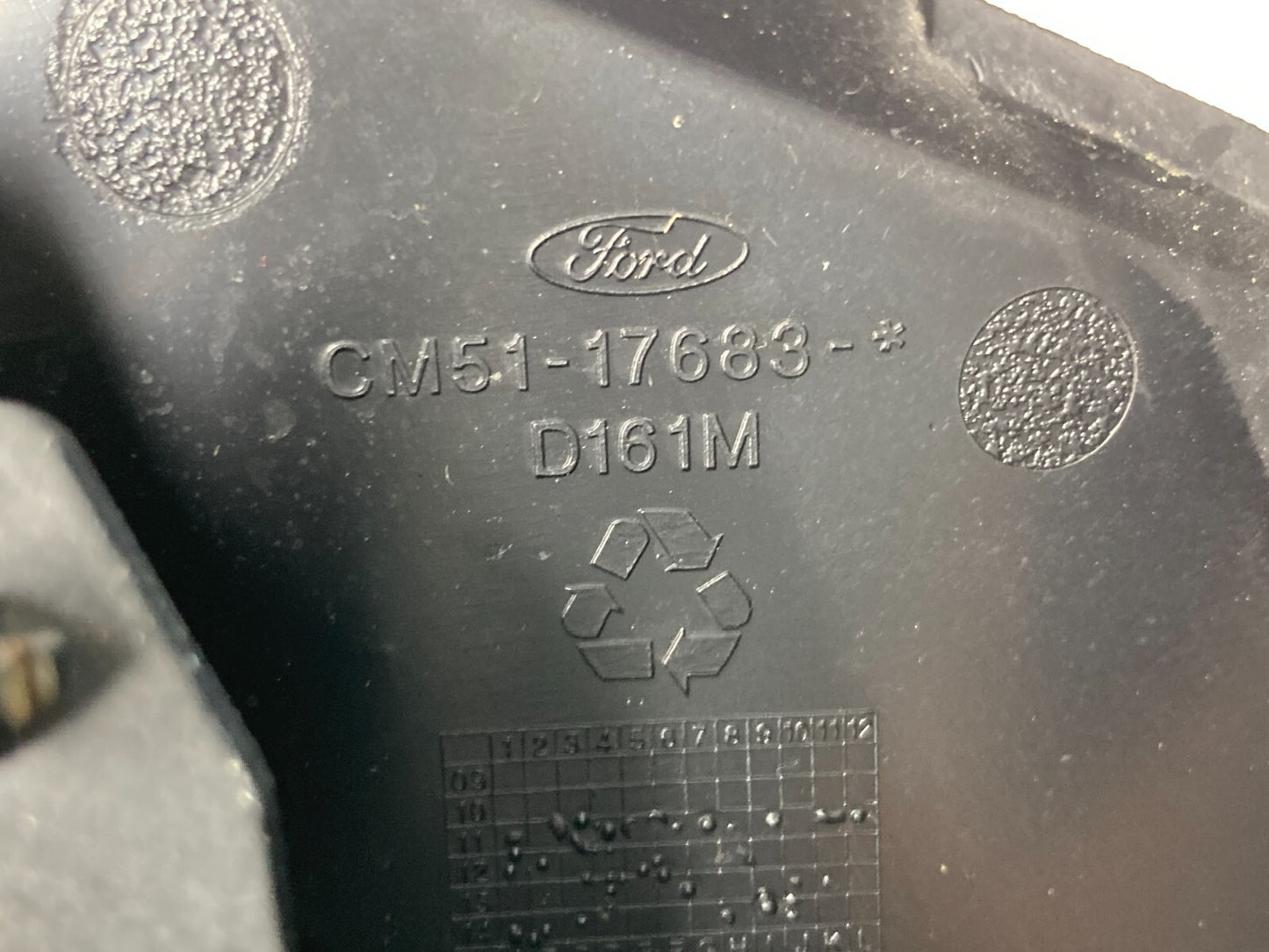 2012-2014 Ford Focus Left Driver Side View Power Door Mirror CM5117683D161M OEM