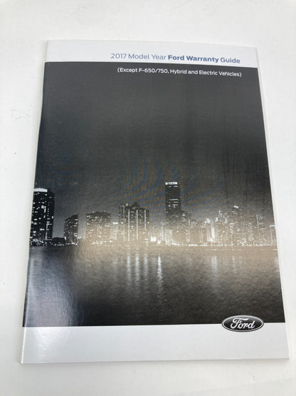2017 Ford Edge Owners Owner's Guide Manual Warranty Information Book Set W/ Case