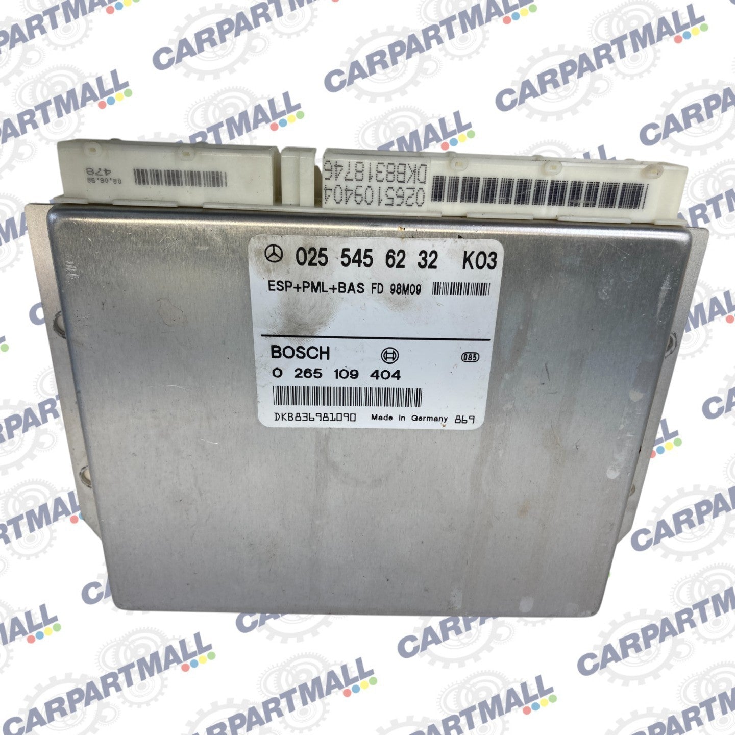 1998-2002 Mercedes-Benz E430 ABS Anti Lock Brake Control Module 025-545-62-32