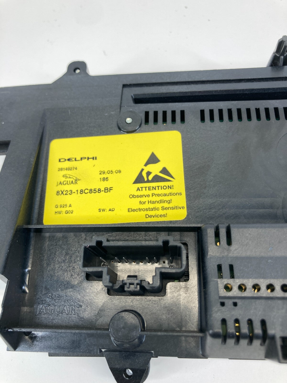 2009-2011 Jaguar XF Radio Heater Climate Control Panel Switch 8X23-18C858-BF OEM