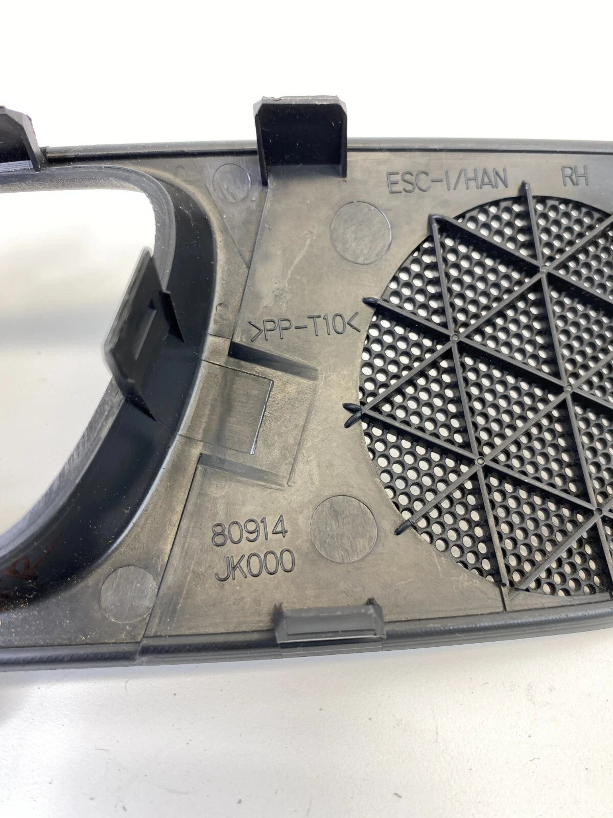07 08 INFINITI G35 FRONT RIGHT SIDE INNER DOOR HANDLE COVER BEZEL 80914-JK000