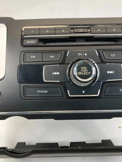 13-15 Honda Civic Radio AM/FM Single CD Player w/ Bezel 39100-TR3-A314-M1 OEM