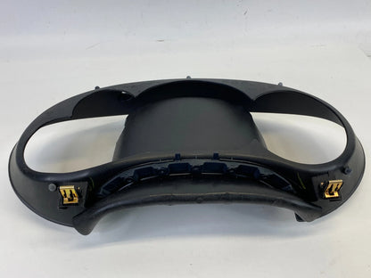 05-10 PONTIAC G6 CLUSTER SPEEDOMETER BEZEL TRIM BEZEL W/ UPPER COLUMN COVER OEM