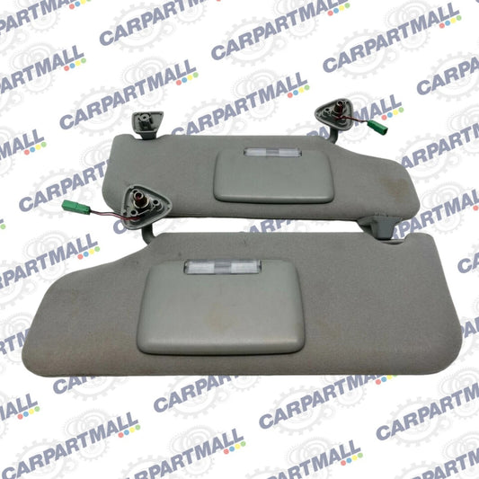 05 06 07 FORD FREESTYLE SUNVISOR LEFT & RIGHT SUN VISOR SHADE SET PAIR CLOTH OEM