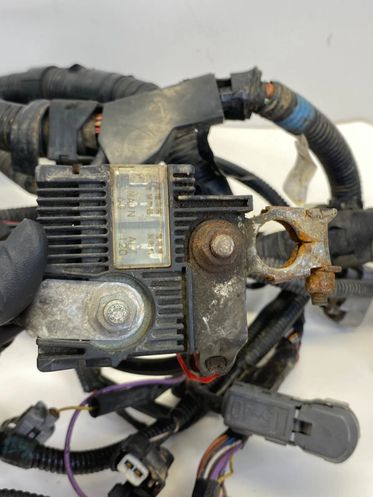 07-12 TOYOTA YARIS 1.5L AT ENGINE WIRING HARNESS W POSITIVE BATTERY TERMINAL OEM