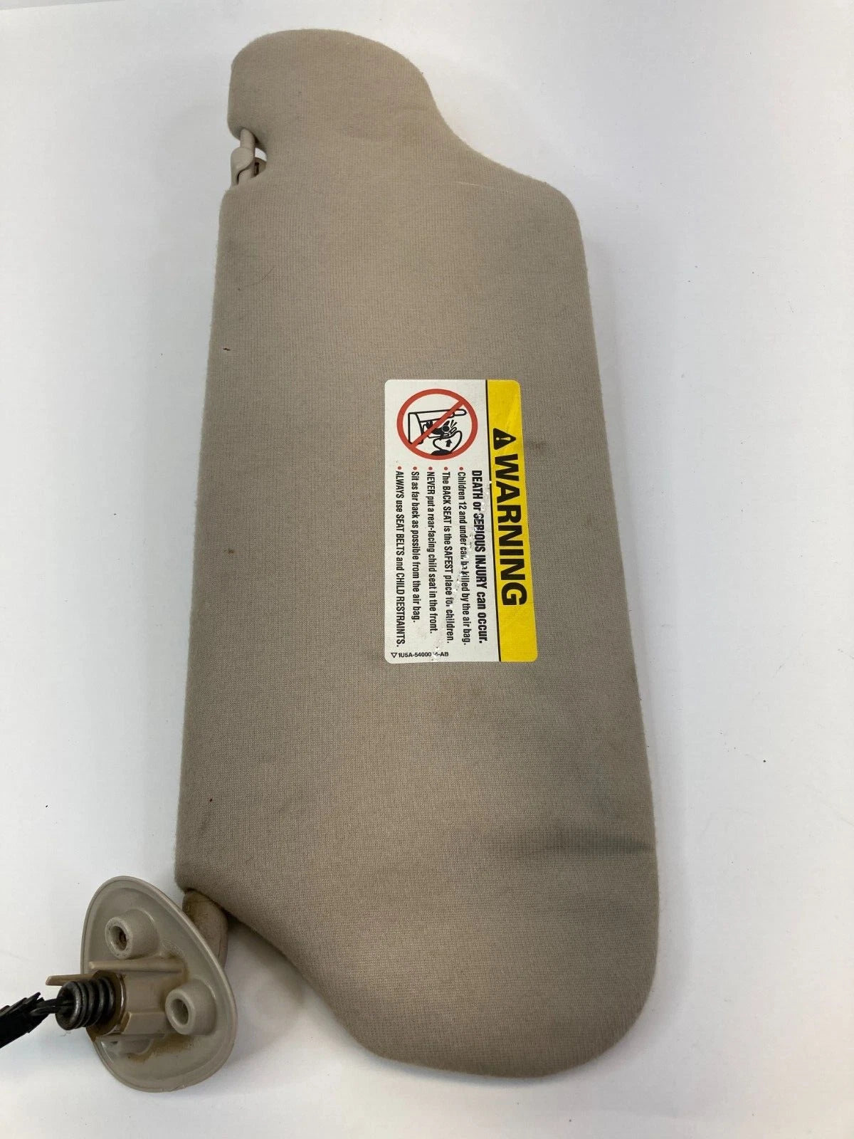 2001-2003 FORD TAURUS MERCURY SABLE RIGHT PASSENGER SUNVISOR SUN VISOR CLOTH TAN
