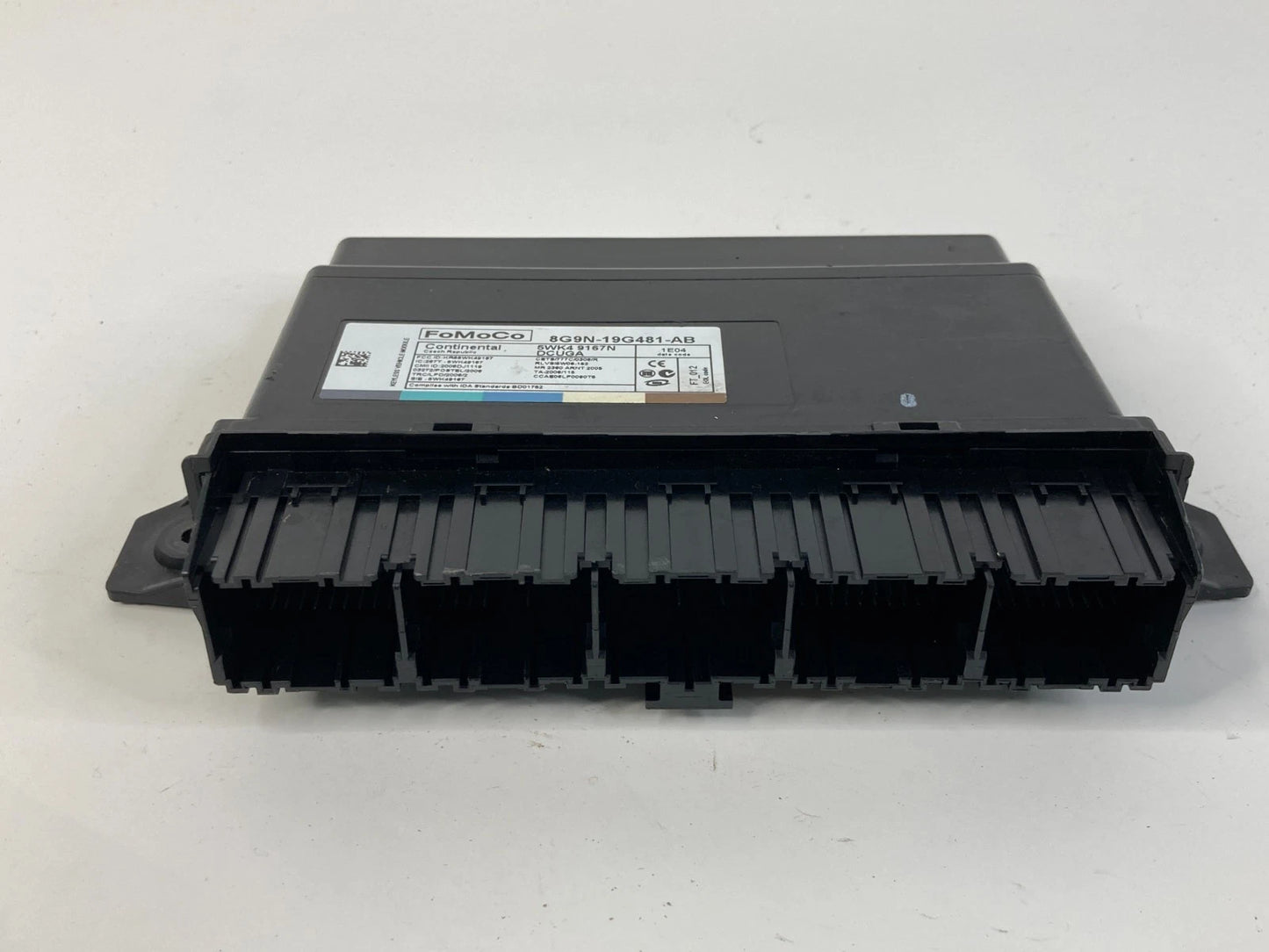 09-12 JAGUAR XF XFR 4.2L KEYLESS ENTRY THEFT LOCKING CONTROL MODULE 8G9N19G481AB