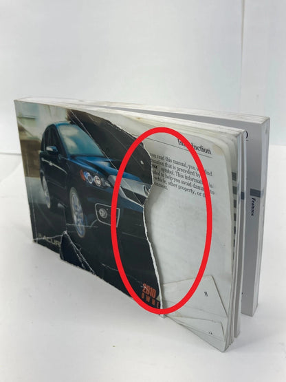 2010 ACURA RDX OWNERS MANUAL QUICK REFERENCE GUIDE BOOK SET W/ CASE OEM