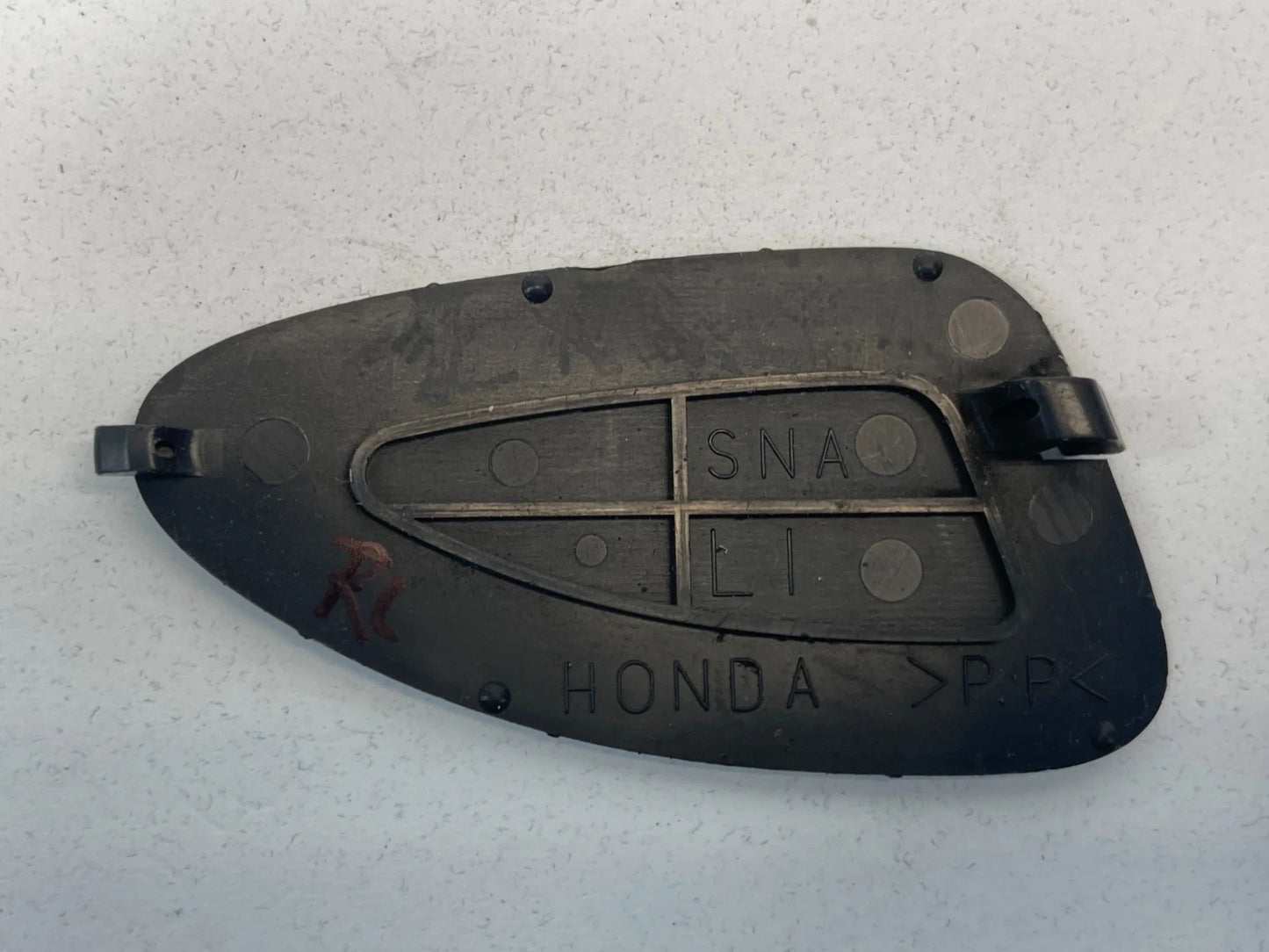 2006-2011 HONDA CIVIC REAR LEFT SIDE INTERIOR DOOR HANDLE SCREW COVER TRIM OEM
