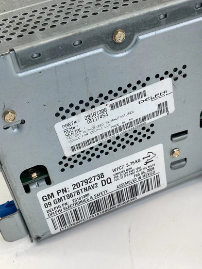 2009 Buick Enclave Radio AM/FM CD DVD Disc Player Nav Display Screen 20792738